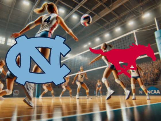 North Carolina Tar Heels at SMU Mustangs Womens Volleyball